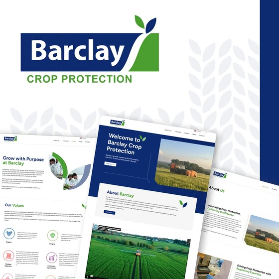 Barclay Crop Protection Website Design & Development