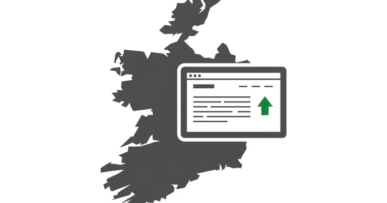 Professional header image for list-based article: Web Design in Galway: How Growing West-of-Ireland Busines...