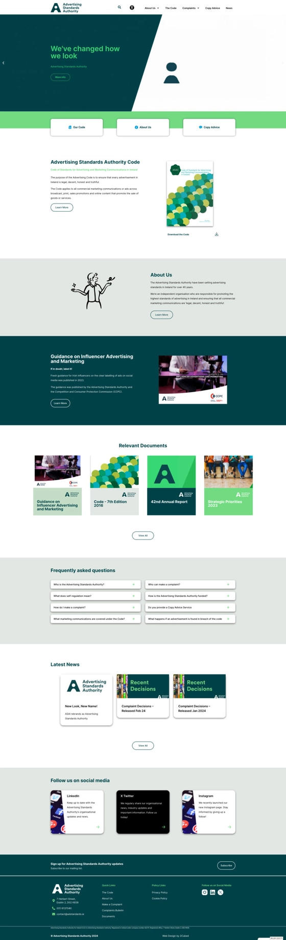 Advertising Standards Authority Website Design & Development