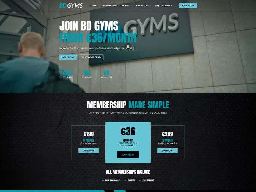 BD Gyms logo