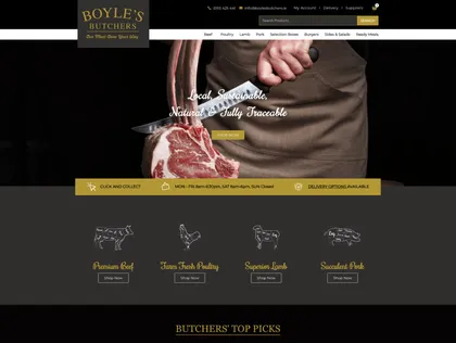 Boyles Butchers logo