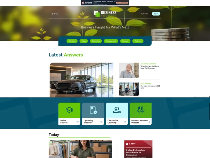 Business Answers logo