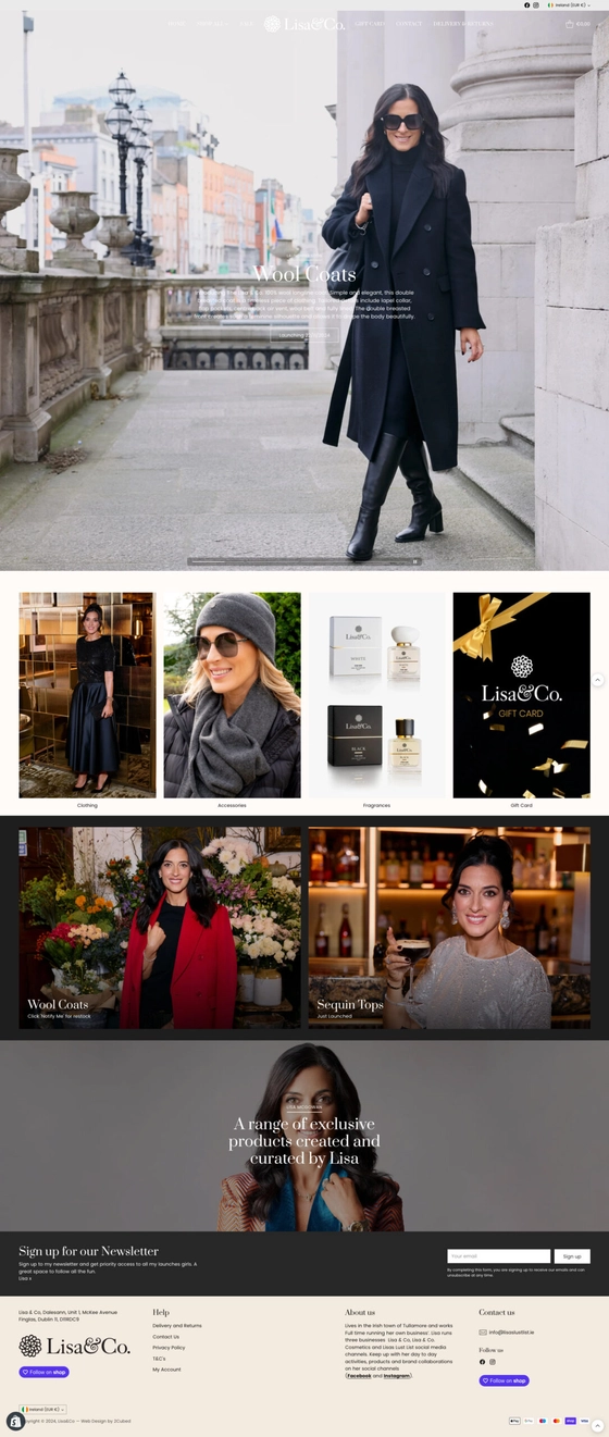 screencapture-lisaandco-ie-2024-11-29-15_18_31 Lisa & Co Shopify eCommerce Website