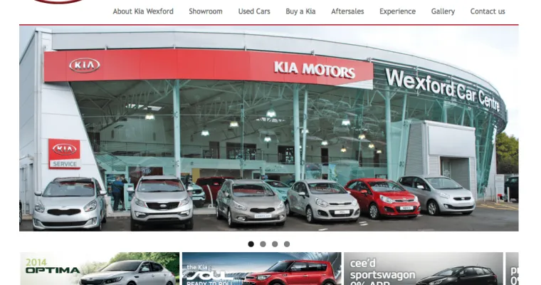 New website for Wexford Kia dealer