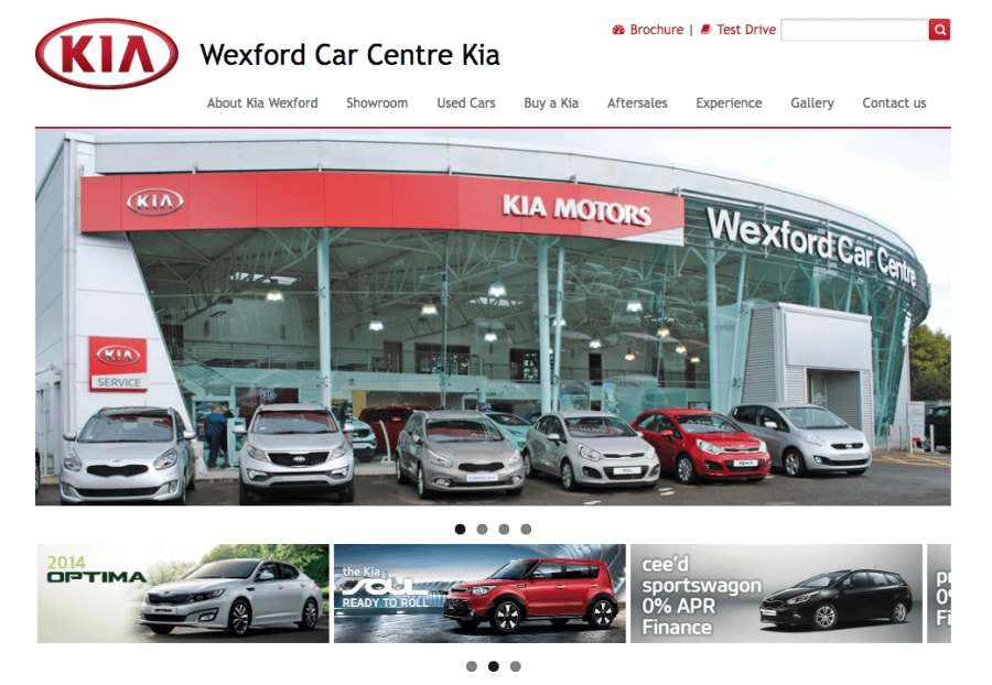 Kia Wexford Website