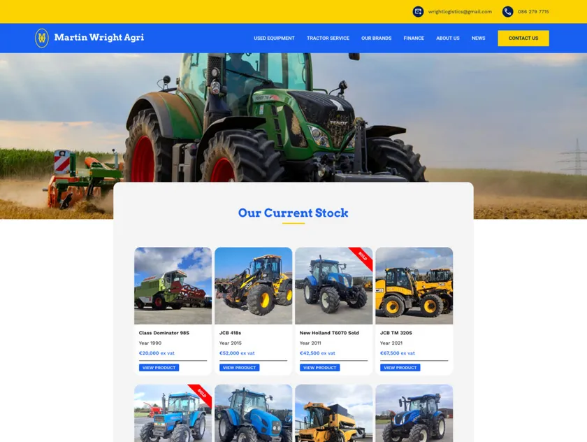 Martin Wright Agri logo