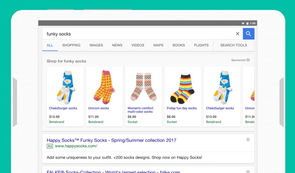 Google Shopping on SERP