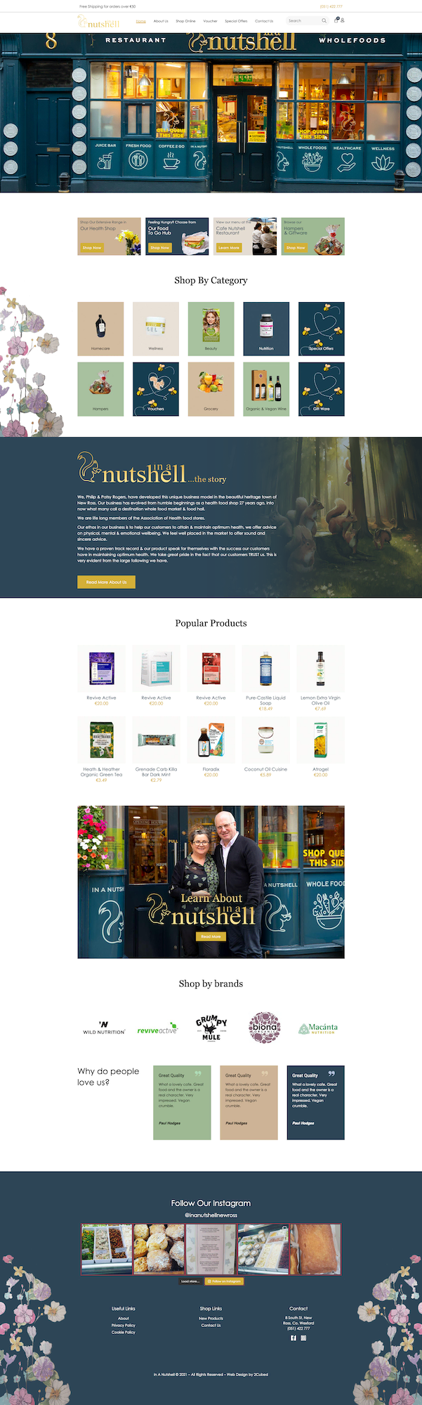 In A Nutshell  Design, site Maintenance &